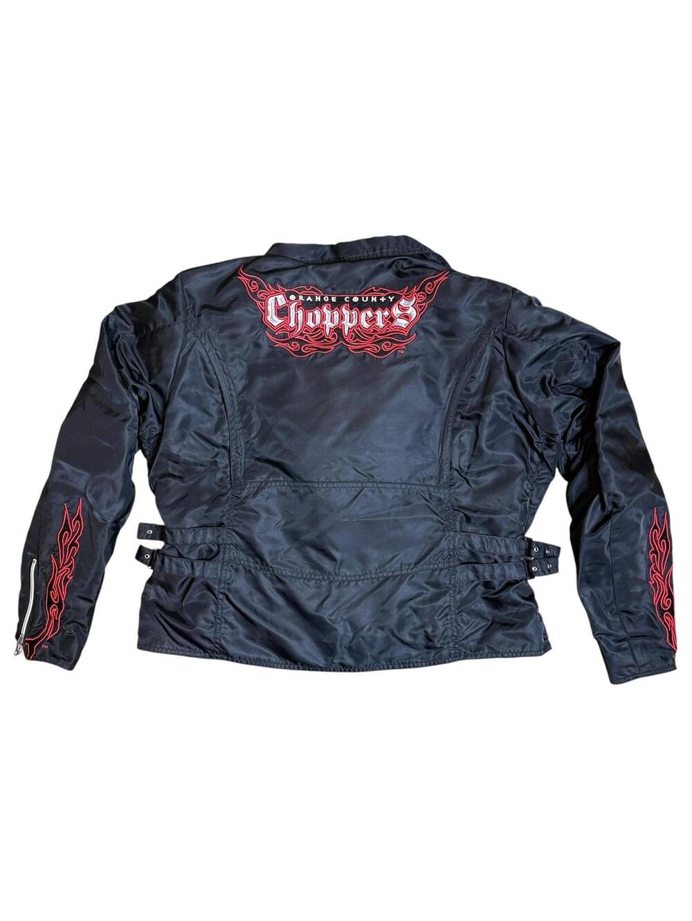 Orange County Choppers Motorcycle Jacket Women XL Y2K